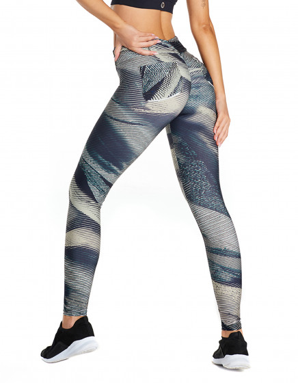 VESTEM ABSTRACT DARK LEGGINGS