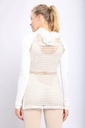 ACTIVE FISHNET HOODIE PULLOVER