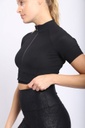 RIBBED ZIP-UP CROP JACKET