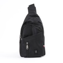 BLACK CROSSBODY SLING BAG