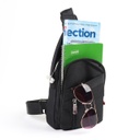 BLACK CROSSBODY SLING BAG