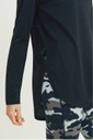 RIBBED LONG SLEEVE FLOW TOP