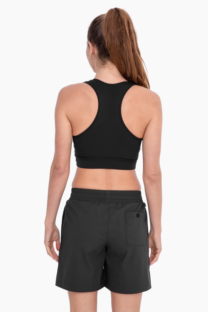 CROSSOVER V-NECK WORKOUT BRA