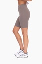 HIGH WAIST SOLID BERMUDA SHORTS