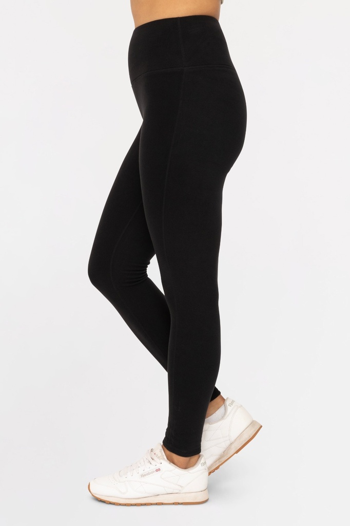 HIGH-WAISTED FLEECE LEGGINGS