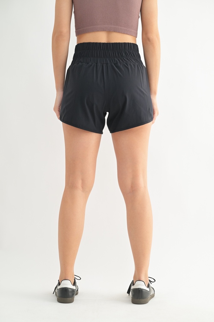 HIGHWAIST SPLIT RUN SHORTS