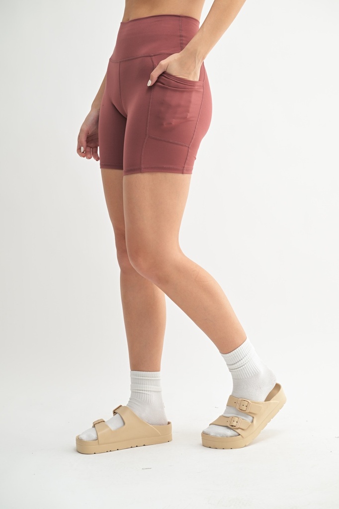 VENICE SCULP BIKER SHORTS