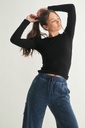 ESSENTIAL MICRO RIBBED TOP