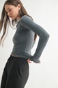 ESSENTIAL MICRO RIBBED TOP