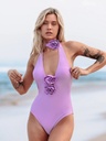 ELEGANT V-NECK SWIMSUIT