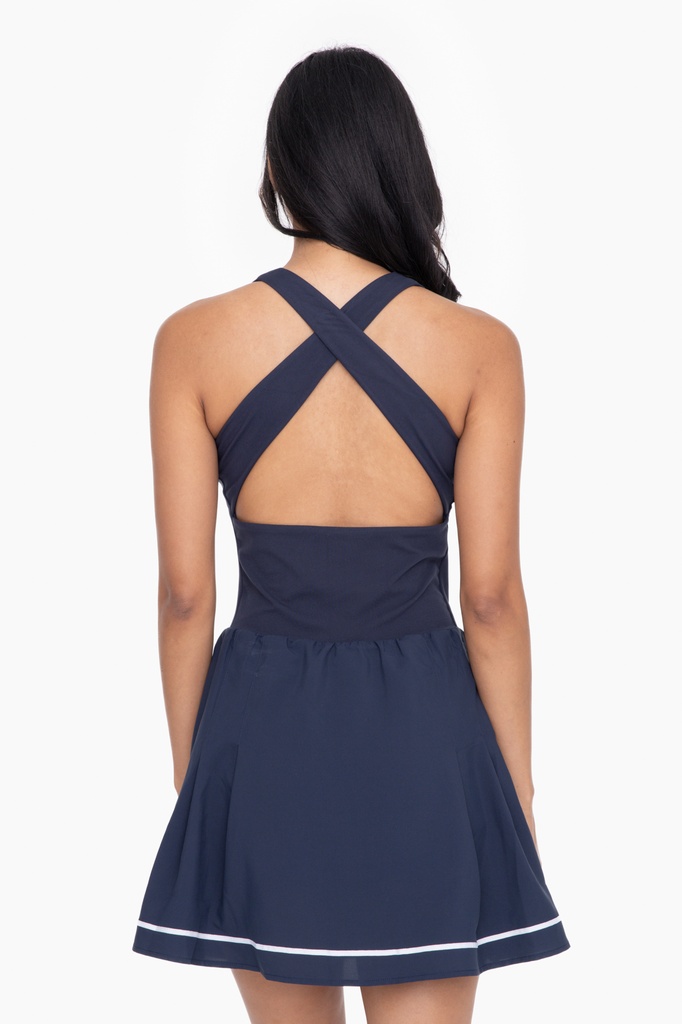 CRISS CROSS SKATER DRESS