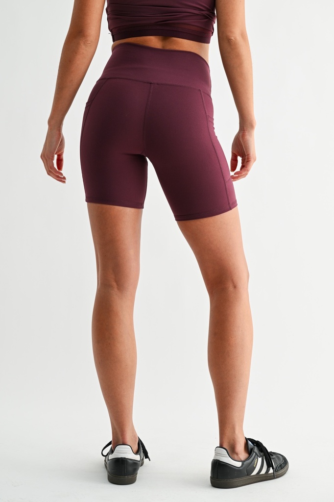 VENICE SCULP BIKER SHORTS