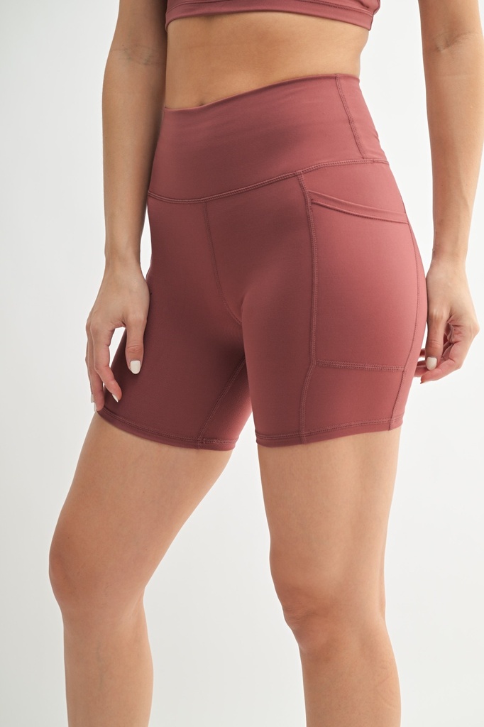 VENICE SCULP BIKER SHORTS