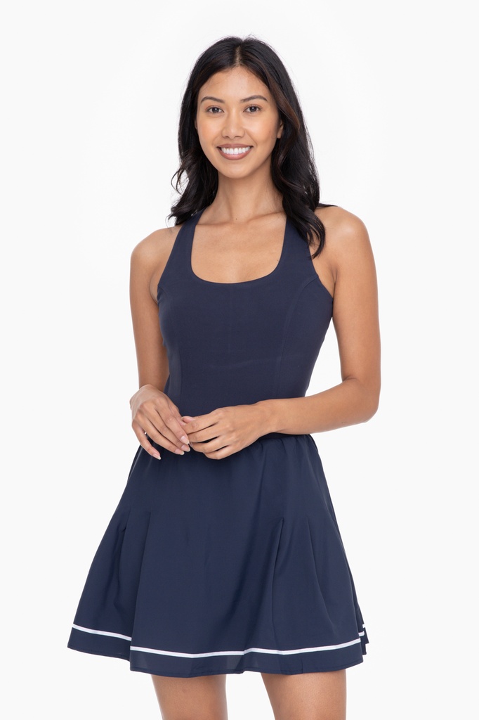 CRISS CROSS SKATER DRESS