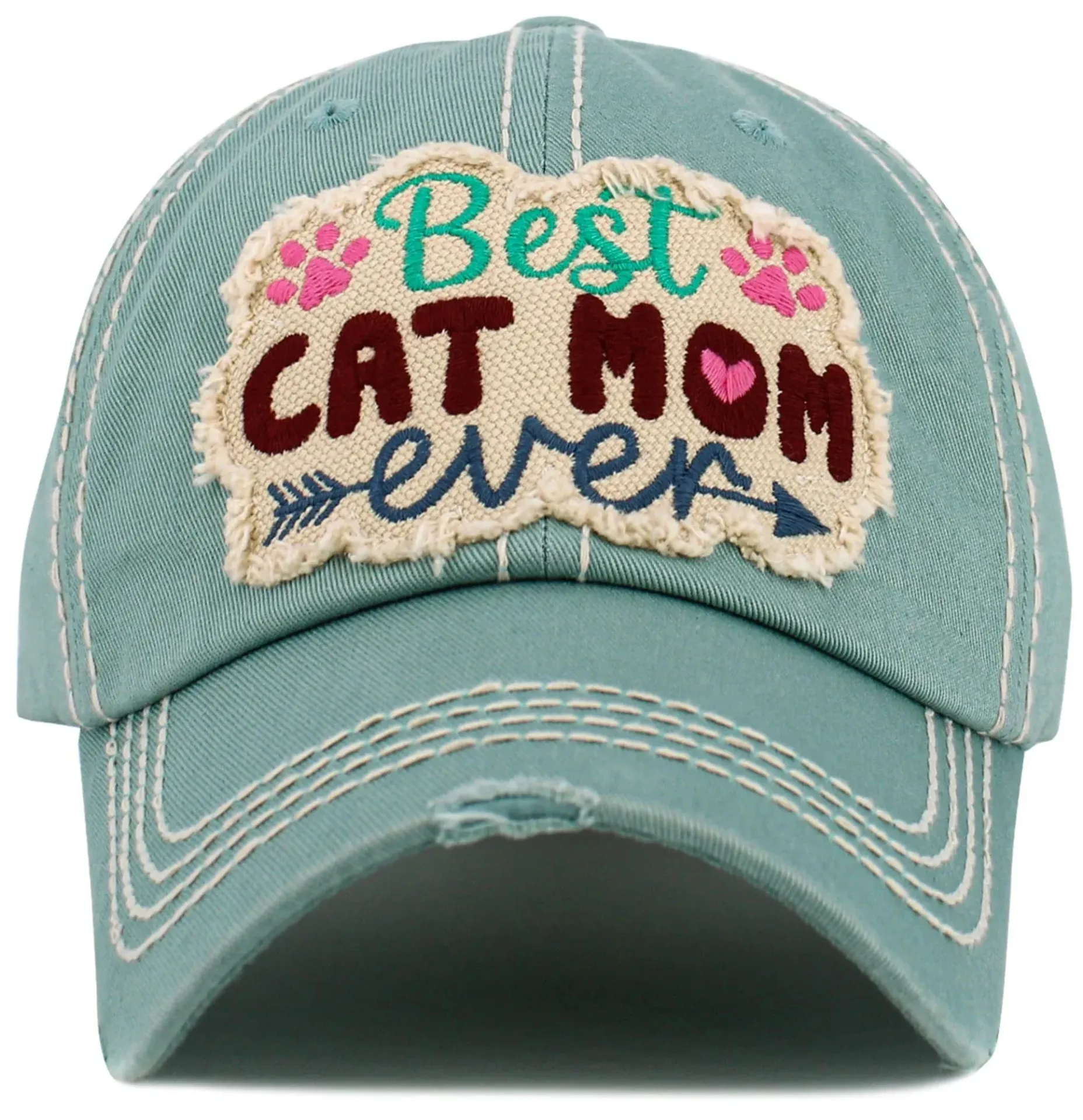 BEST CAT MOM EVER CAP
