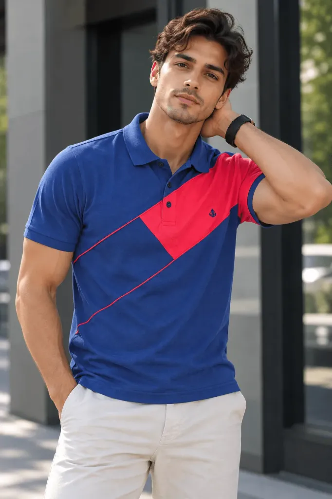 TRICOLOUR POLO
