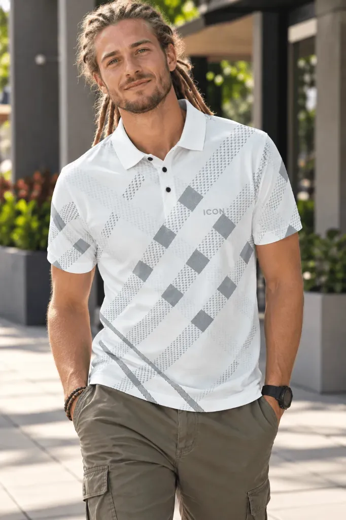 ICONIC CHECKERED POLO