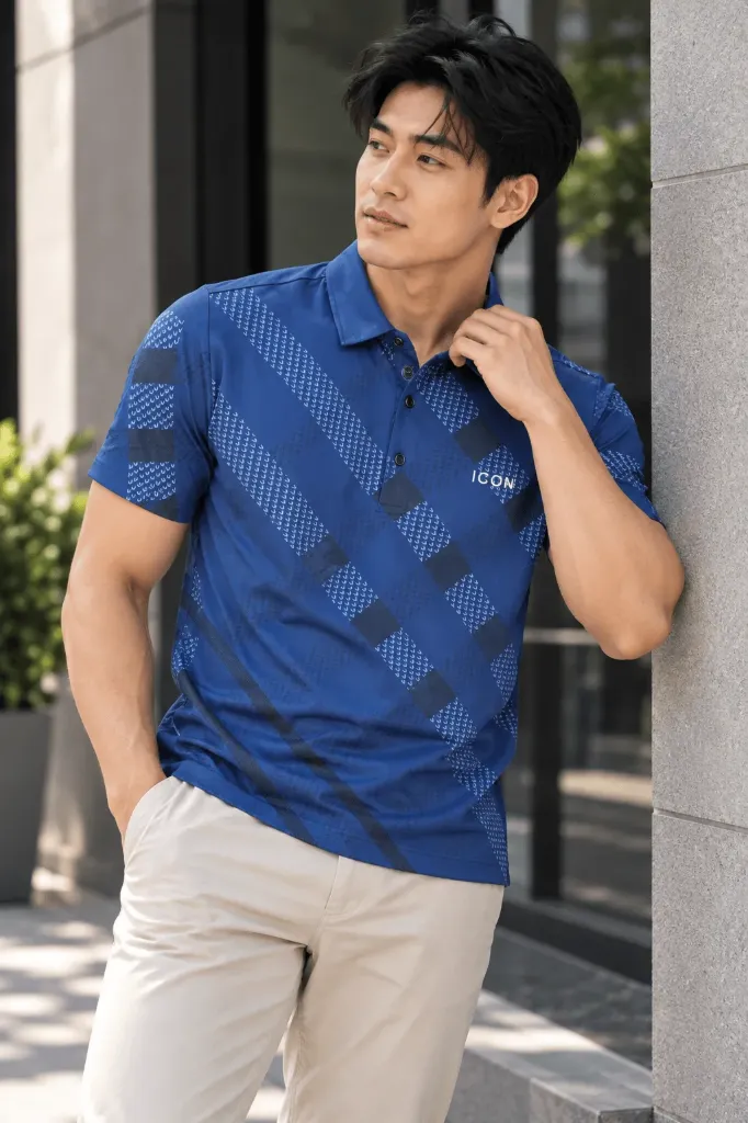 ICONIC CHECKERED POLO