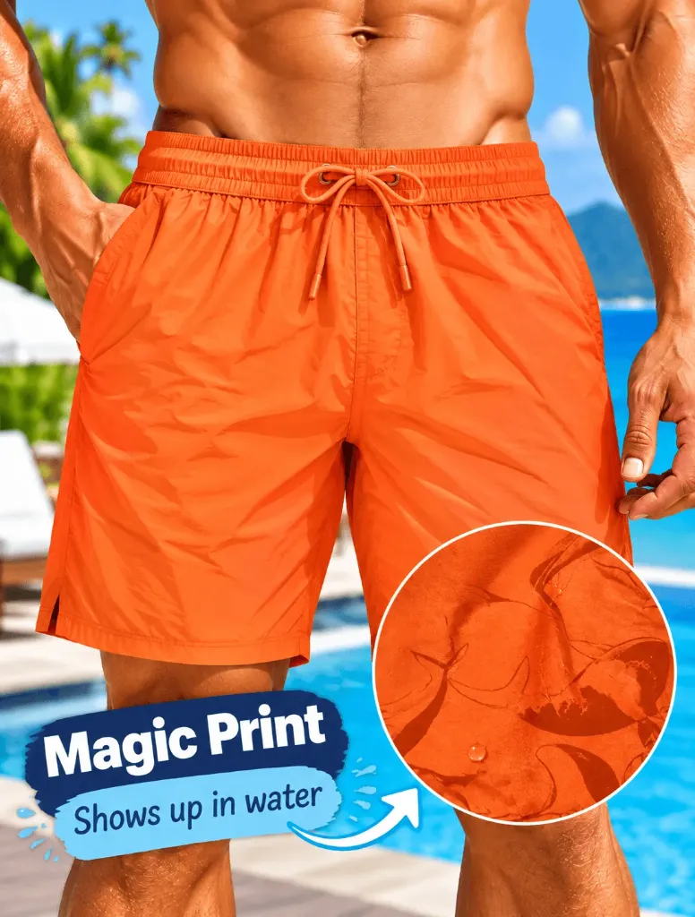 MAGIC WHALE SWIM TRUNKS