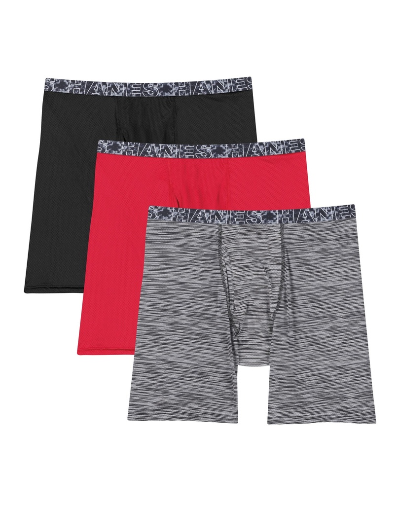 3PK PERFORMANCE BOXER BRIEFS