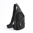 BLACK CROSSBODY SLING BAG