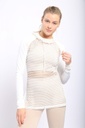 ACTIVE FISHNET HOODIE PULLOVER
