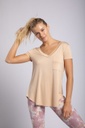DEEP V-NECK POCKET TEE