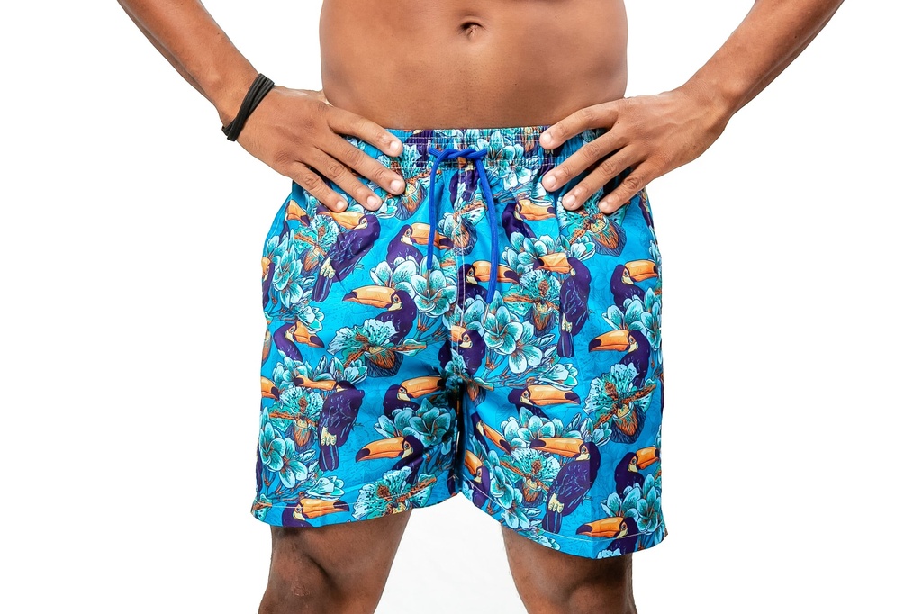 MEN'S TOUCAN SWIM TRUNKS