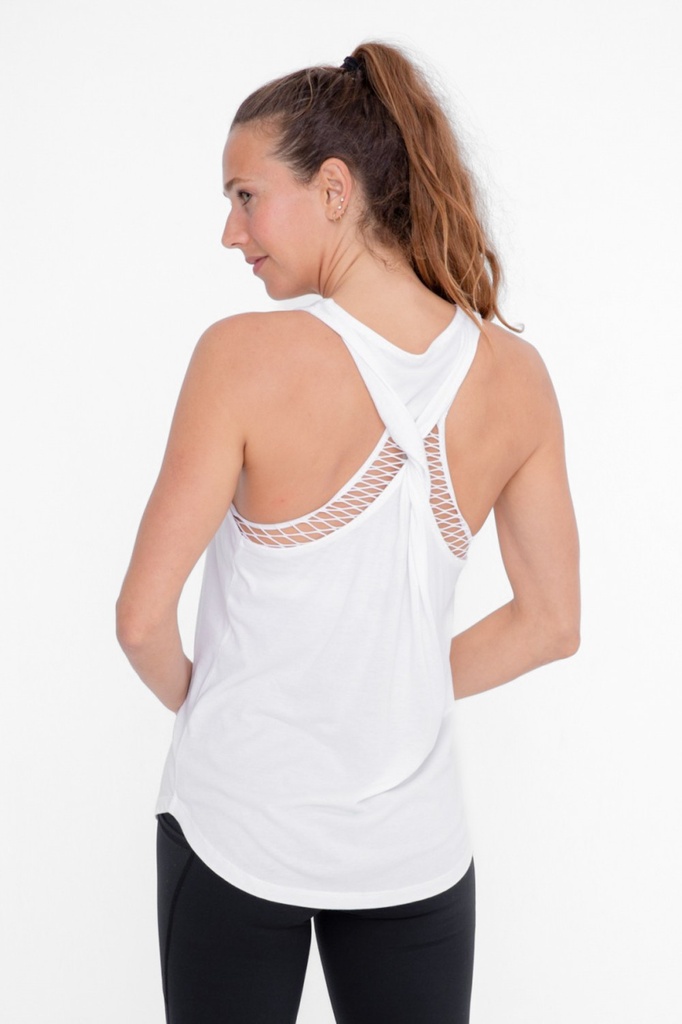 TWIST BACK TANK TOP