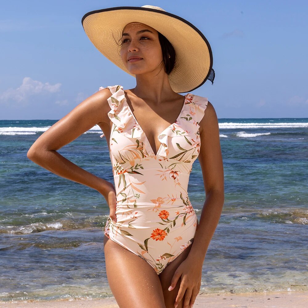 PAISLEY PRINT SWIMSUIT