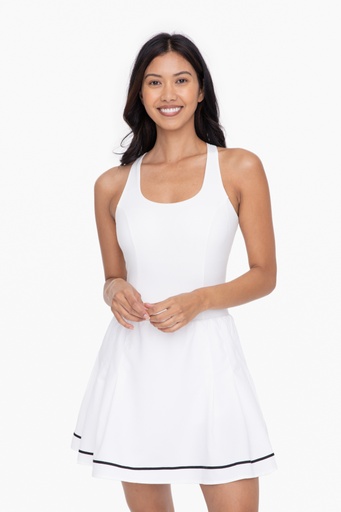 CRISS CROSS SKATER DRESS