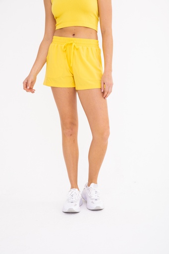 ATHLEISURE SHORTS W/ DRAWSTRING