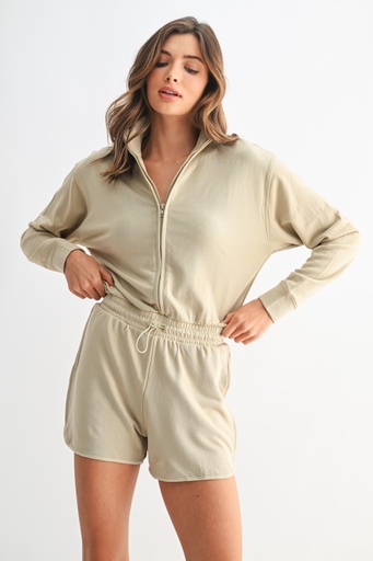 MOCKNECK ROMPER