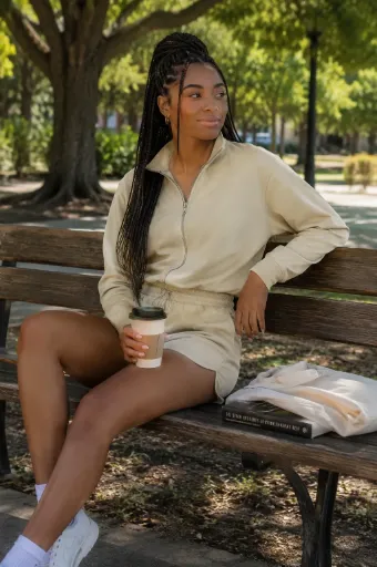 MOCKNECK ROMPER